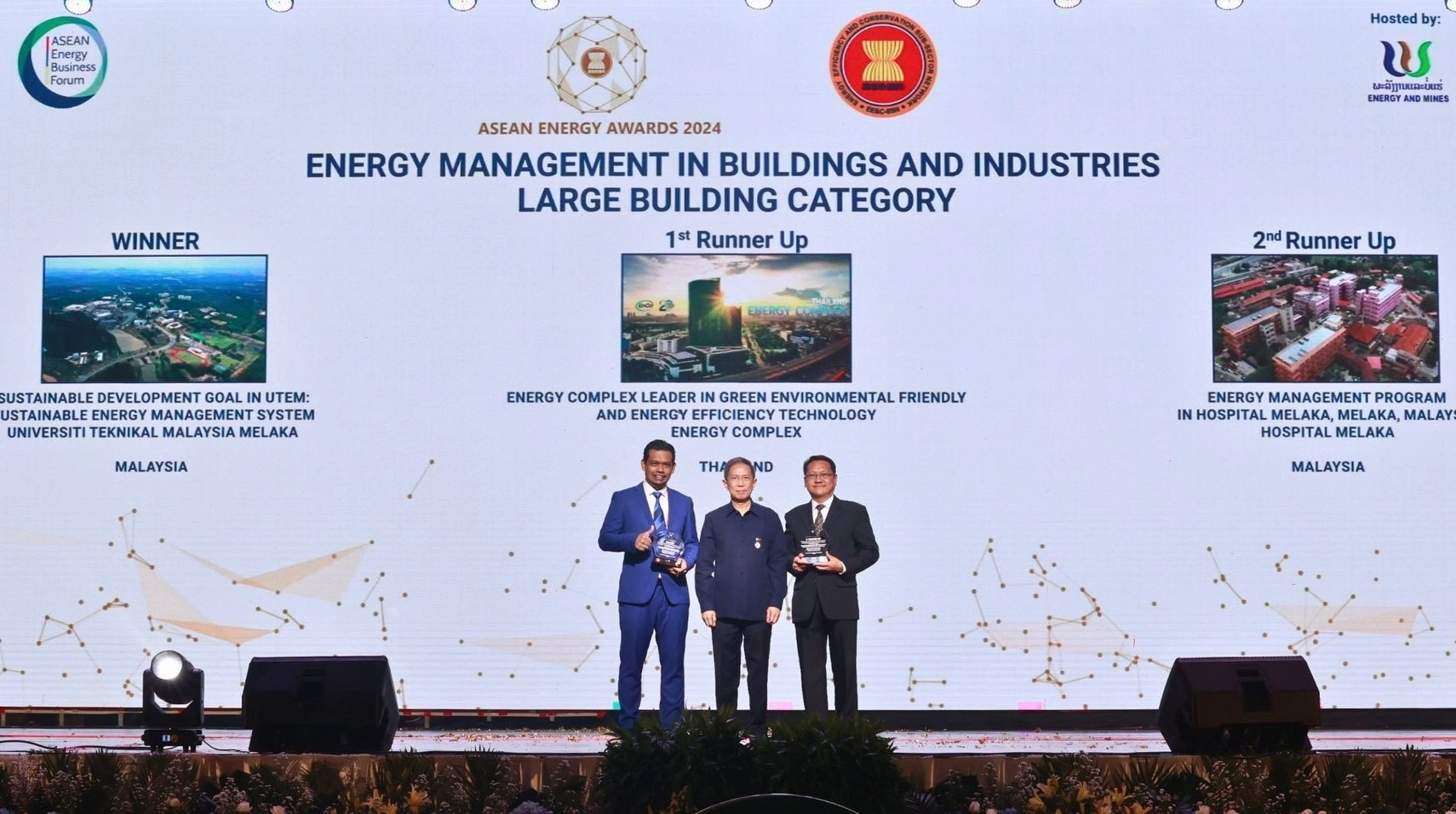 EnCo คว้ารางวัลรองชนะเลิศอันดับ 1 ประเภทอาคารขนาดใหญ่ด้านอนุรักษ์พลังงานจาก Asean Energy Awards 2024